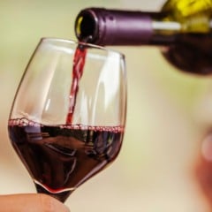 taça de vinho tinto