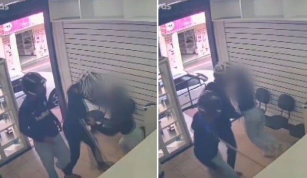 funcionária reage a assalto em loja de guarapari