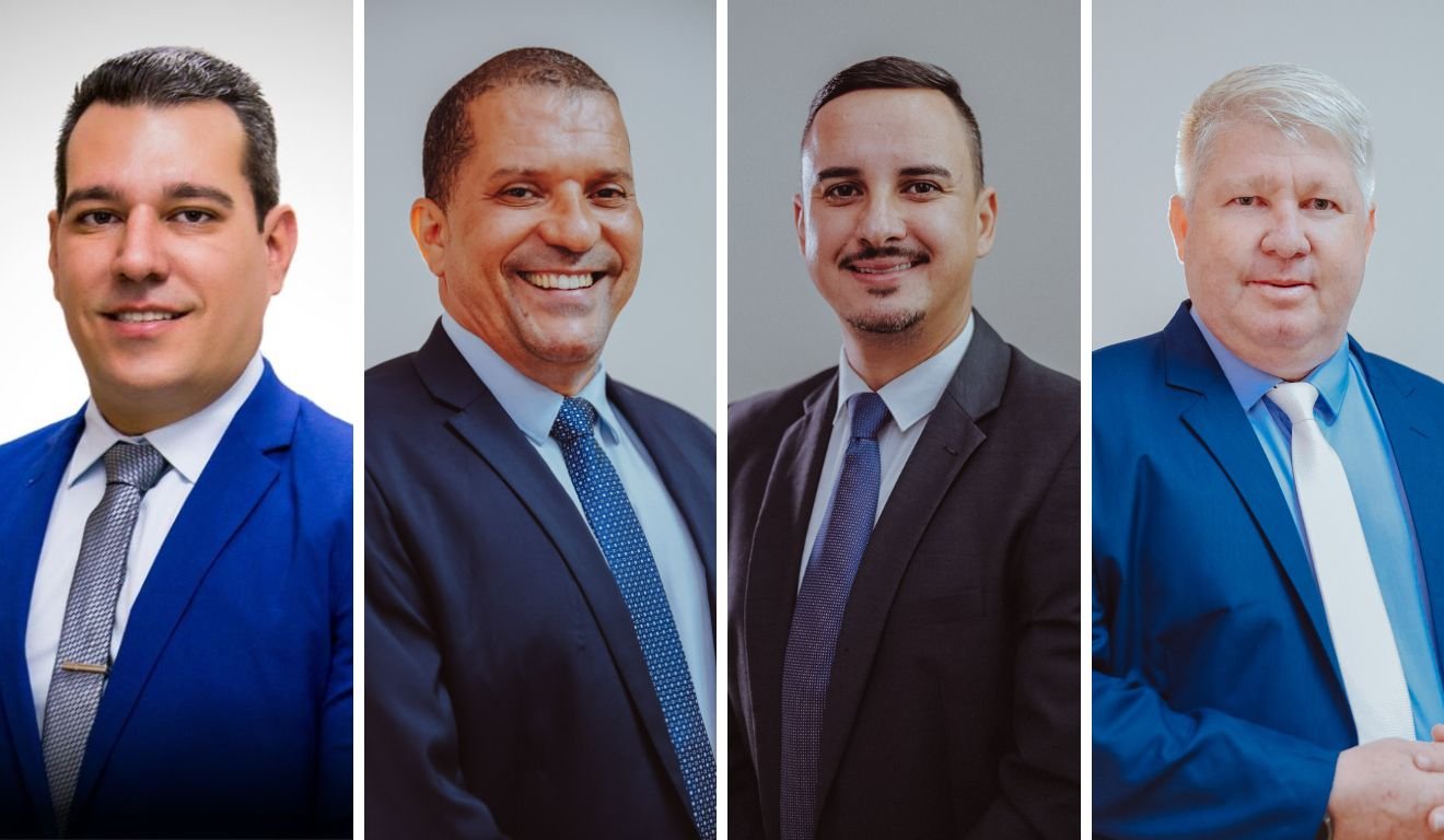 Saulinho, Cleber Serrinha, Teilton Valim e Wellington Alemão.