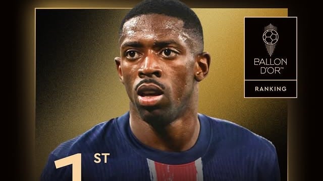 Dembélé, Bola de Ouro 2024/25.