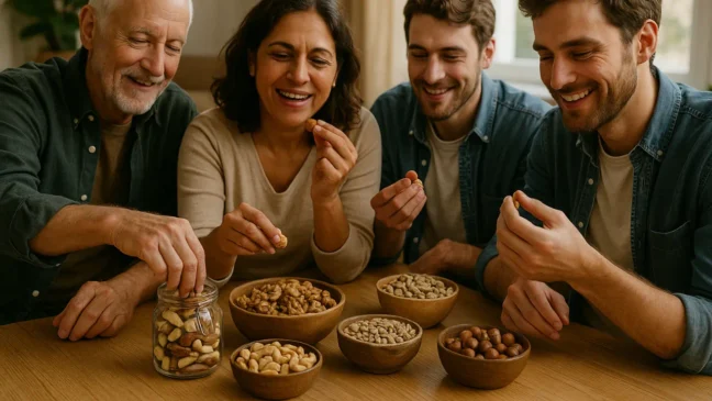 6 tipos de castanhas e nozes que transformam sua memória, humor, coração e até a pele em poucos dias