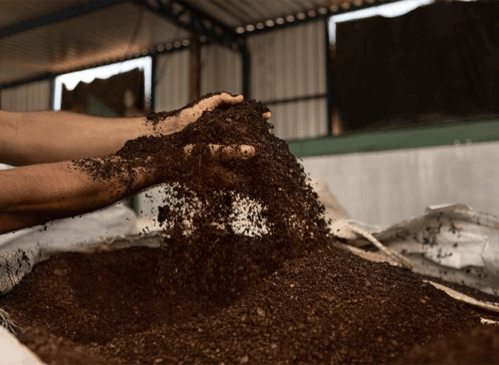 Borra de café vira biometano!          