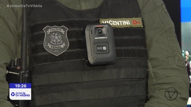 Mais policiais penais vão usar câmeras corporais