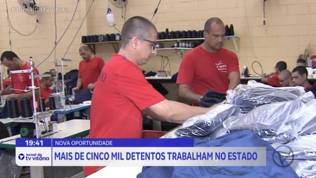 Mais de 5 mil detentos cumprem pena e trabalham no Estado