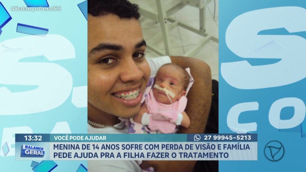 Adolescente com dificuldades visuais busca apoio para tratamento