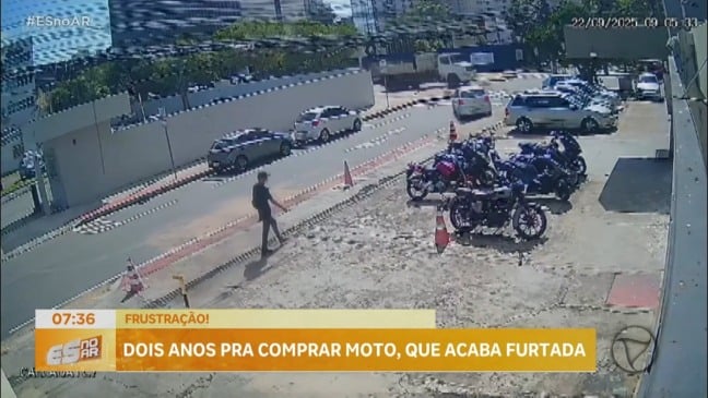 Motocicleta de atendente de telemarketing é furtada em Vitória