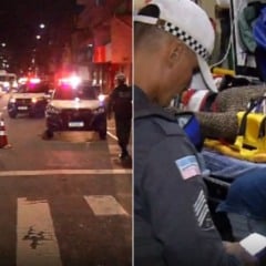 Idosas são atropeladas em Vila Velha enquanto voltavam de missa. (Reprodução/TV Vitória)