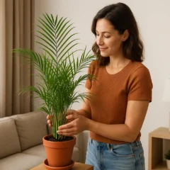 7 benefícios da palmeira-bambu em ambientes internos para frescor, sombra e proteção energética