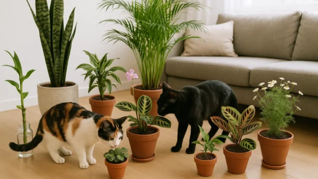 7 plantas 100% seguras para casas que tem gatos de estimação