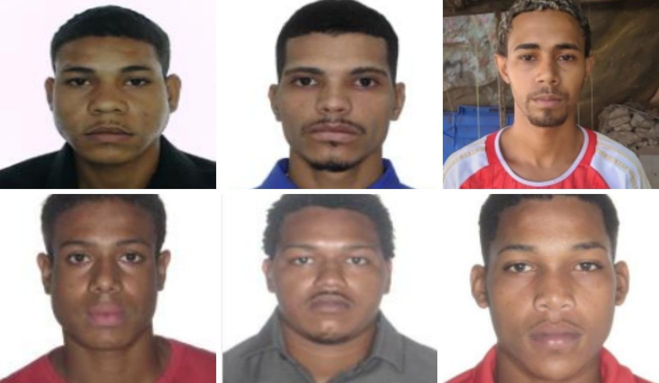 Rodrigo Pereira Aranha, Deyvison Ruhan de Paula Barbosa, Jhonatan Souza Vieira, Raylander Santos de Freitas, João Vitor Oliveira de Andrade e Tiago da Silva Martins são apontados como executores. Foto: Polícia Civil/ Reproduçao