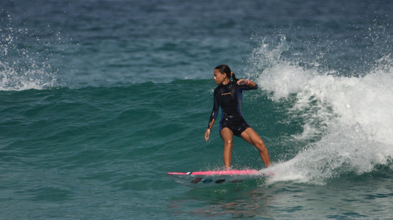 Aline Lopes, Surfista Surda de Presidente Kennedy
