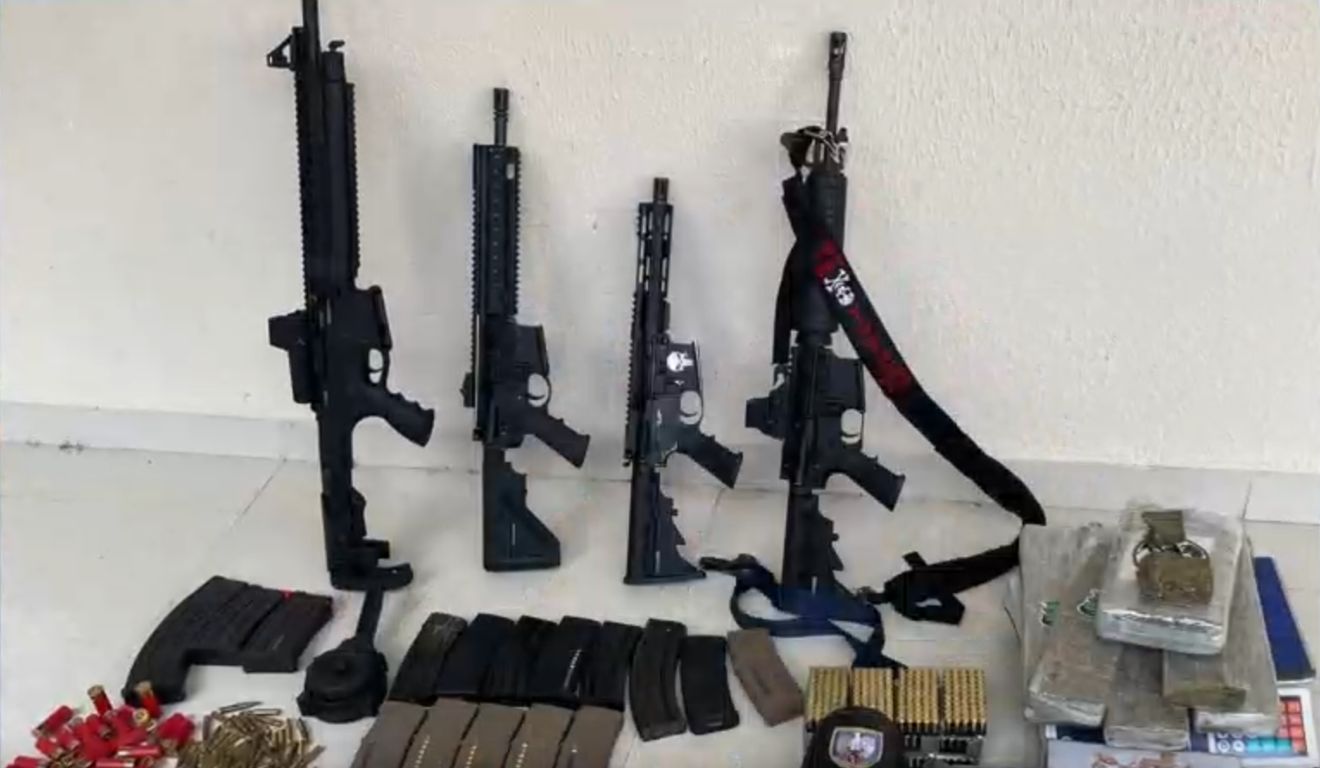 Espírito Santo teve aumento de 467% nas apreensões de armas de uso militar. Foto: Reprodução/TV Vitória