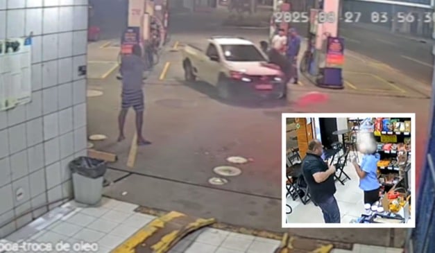 Atendente é agredida e cliente atropelada após briga em posto de Vila Velha