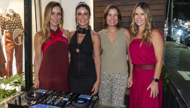 Em lançamento houve espaço tanto para moda quanto para gente bacana por todos os lados
