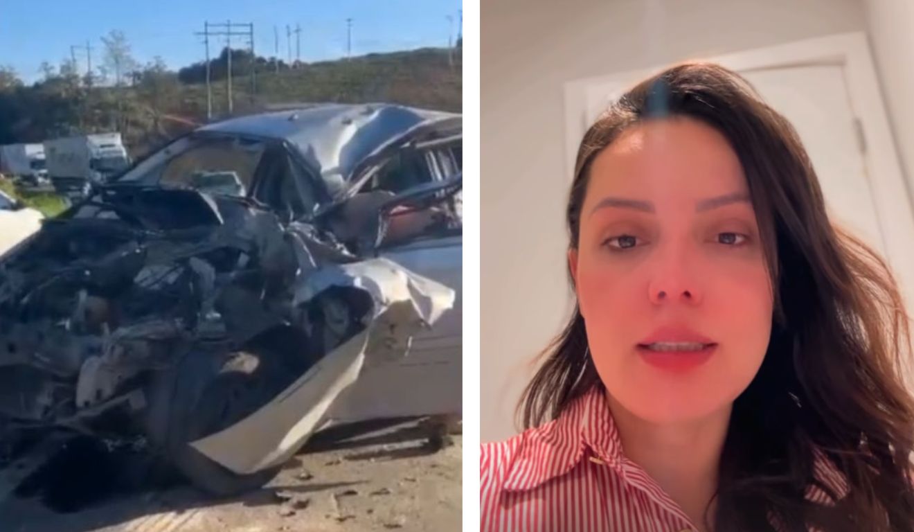Cantora Priscila Ribeiro desabafa após família escapar de acidente na BR-101