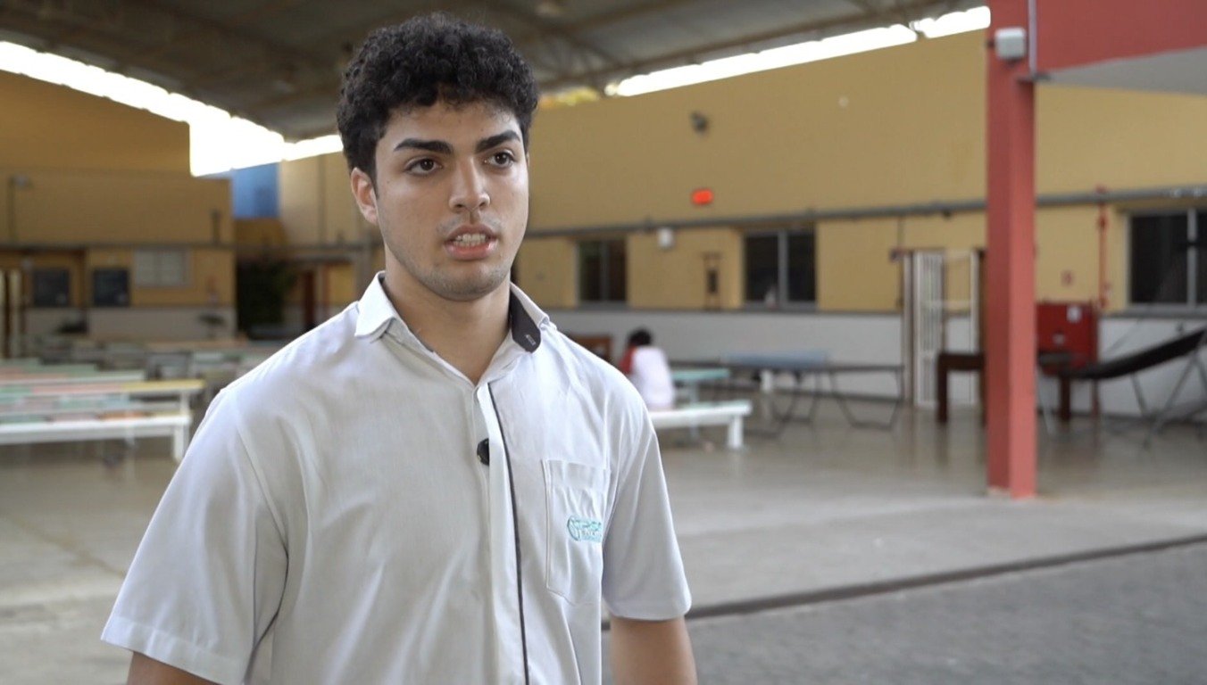 Carlos Eduardo Vaz, estudante de Ciências da Computação