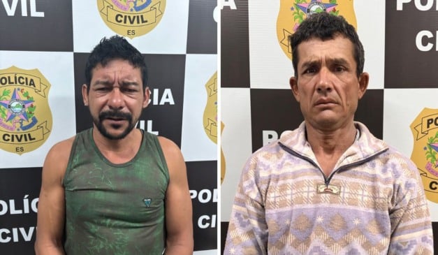 Charme Santos de Souza e Dário Alves de Oliveira são investigados pelo crime. Foto: Reprodução/PCES