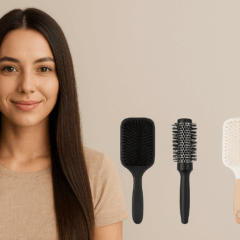 Escolher a escova certa é fundamental para manter os fios lisos, brilhantes e livres de frizz/Foto: ChatGPT