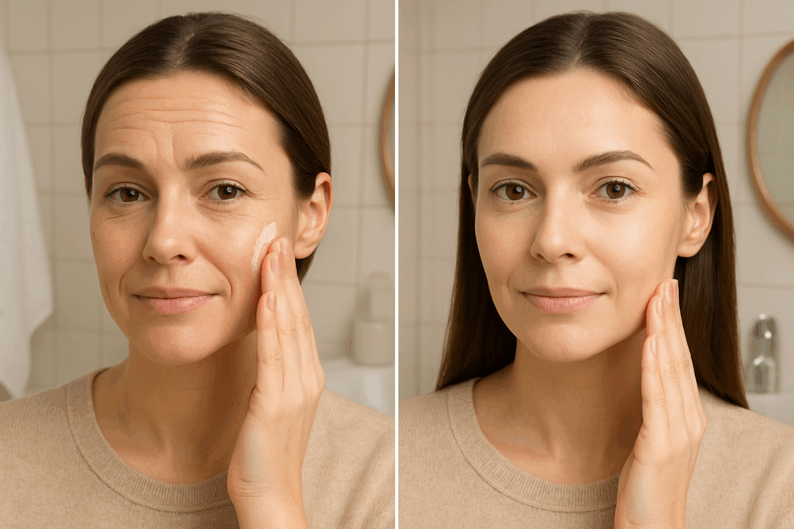 Skincare com proteção, hidratação e renovação celular ajuda a suavizar rugas e preservar a juventude da pele (Foto: ChatGPT) Skincare com proteção, hidratação e renovação celular ajuda a suavizar rugas e preservar a juventude da pele (Foto: ChatGPT)