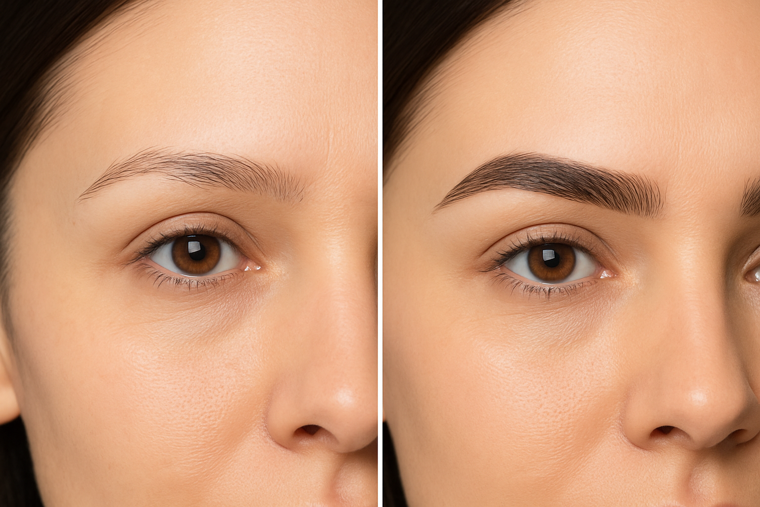 Cuidados simples deixam as sobrancelhas mais bonitas, fortes e com formato natural em casa/Foto ChatGPT