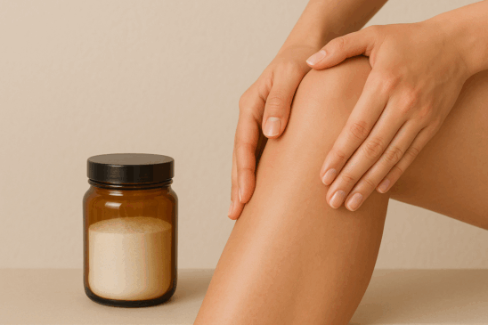 Receita caseira com gelatina, linhaça e maçã ajuda a estimular o colágeno, fortalecendo pele e articulações/Foto ChatGPT