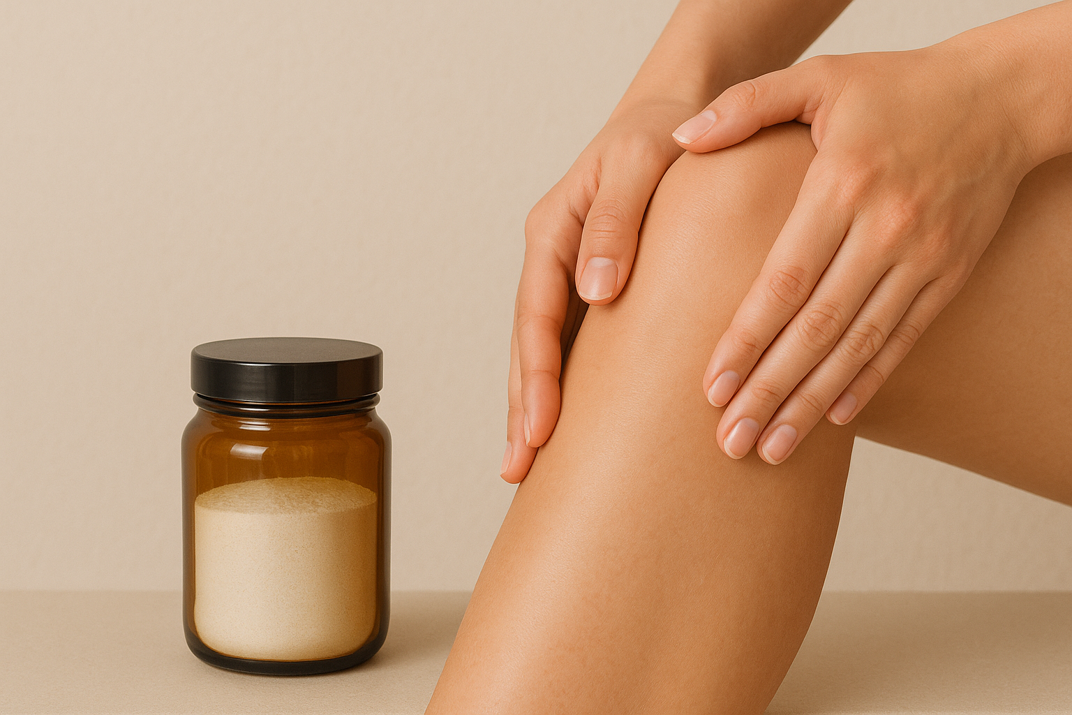 Receita caseira com gelatina, linhaça e maçã ajuda a estimular o colágeno, fortalecendo pele e articulações/Foto ChatGPT