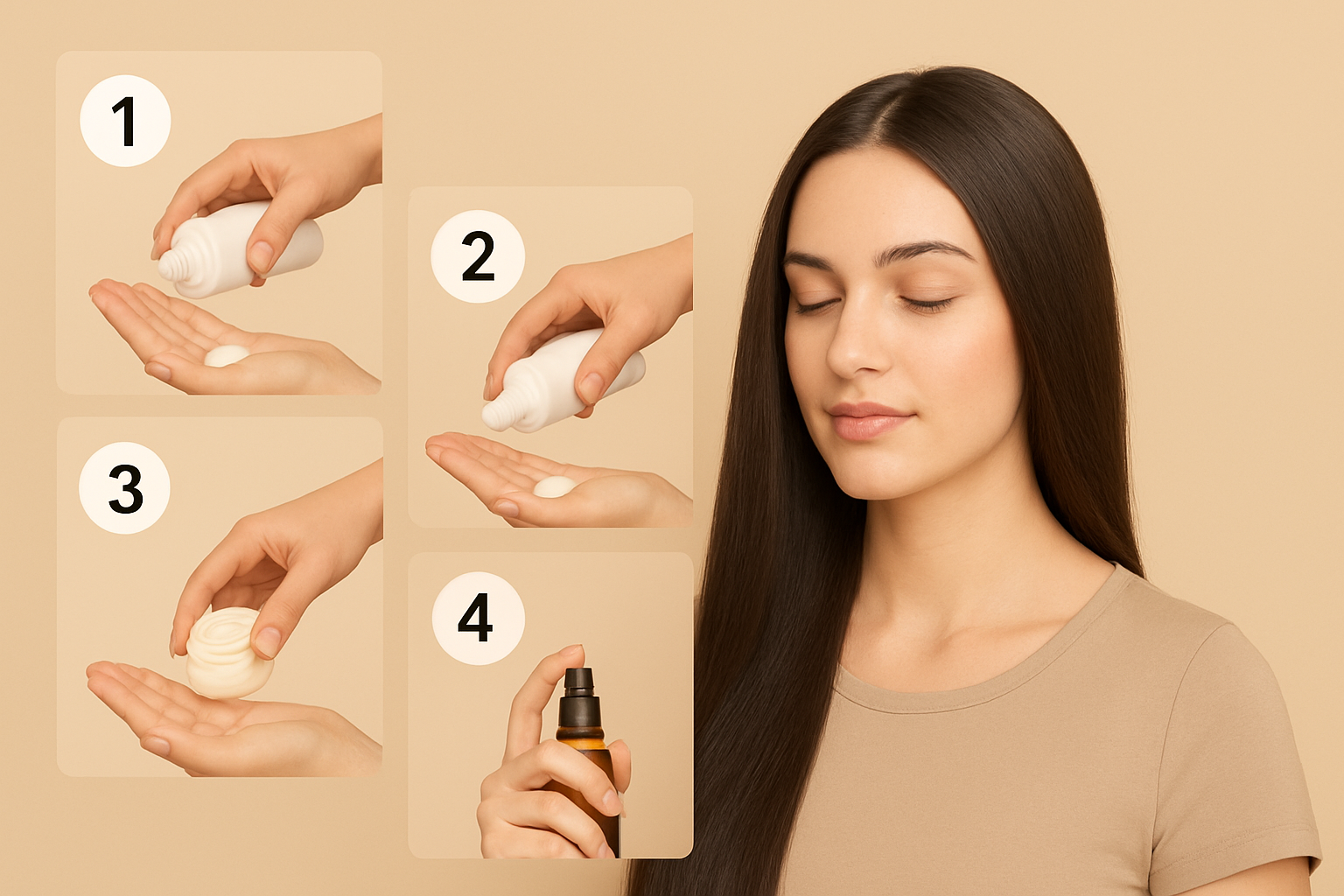 Rotina de cuidados ajuda a manter o efeito da progressiva por mais tempo e evita danos aos fios/Foto ChatGPT