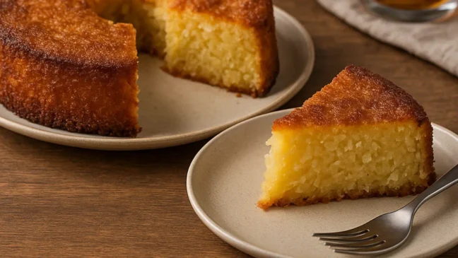 Como fazer bolo de mandioca molhadinho que nunca seca e dura dias sem perder sabor