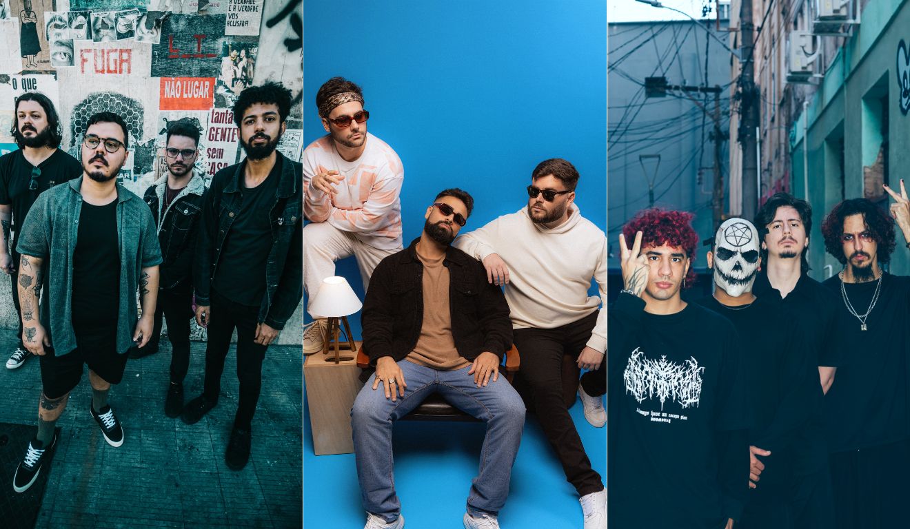 Bandas disputam vaga no line-up do Somos Rock 2025 (Fotos: Divulgação)