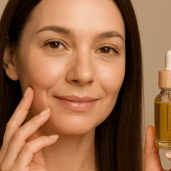 Blend de rosa mosqueta, argan e jojoba pode suavizar gradualmente rugas e linhas de expressão/Foto ChatGPT