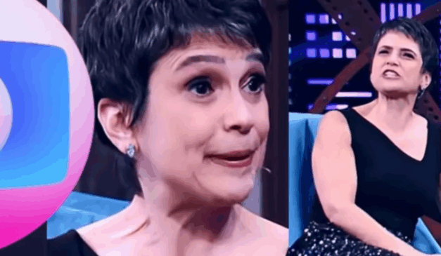 Sandra Annenberg no programa Lady Night, na Globo (Foto Reprodução TV Foco)