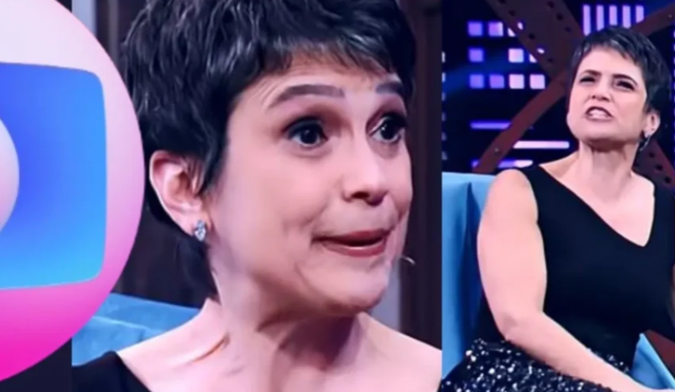 Sandra Annenberg no programa Lady Night, na Globo (Foto Reprodução TV Foco)