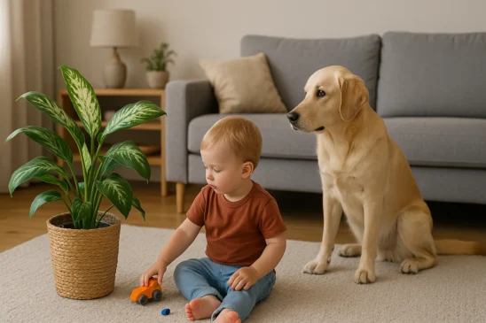 Cuidado com estas 10 plantas comuns em casas brasileiras que oferecem risco real de intoxicação para crianças pequenas e pets