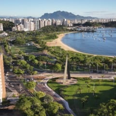 Vista aérea de Vitória: O IFGF é composto por indicadores que avaliam Autonomia, Gastos com Pessoal, Investimentos e Liquidez. Crédito: Thiago Soares