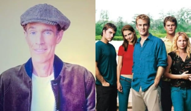 James Van Der Beek, astro da série "Dawson's Creek", apareceu em vídeo em reunião da série realizada em Nova Iorque (Foto: Reprodução/X e Sony Pictures Television/Divulgação)