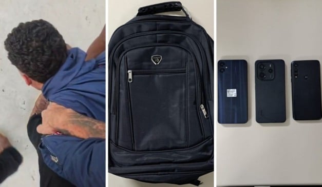 Delegado para em posto para abastecer viatura e prende suspeito de furto em Vitória