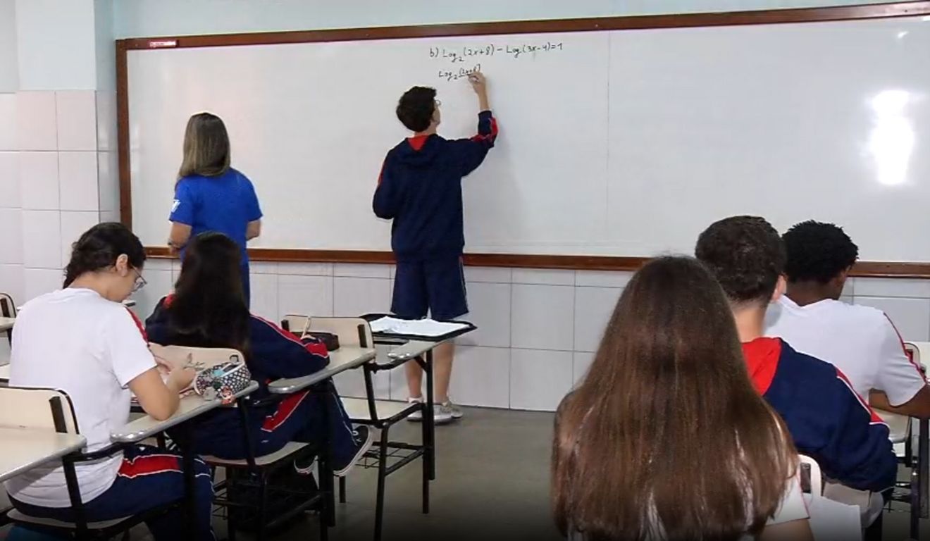 Aprendizado em matemática caiu entre 2013 e 2023 no Brasil e no ES. Foto: Reprodução/TV Vitória
