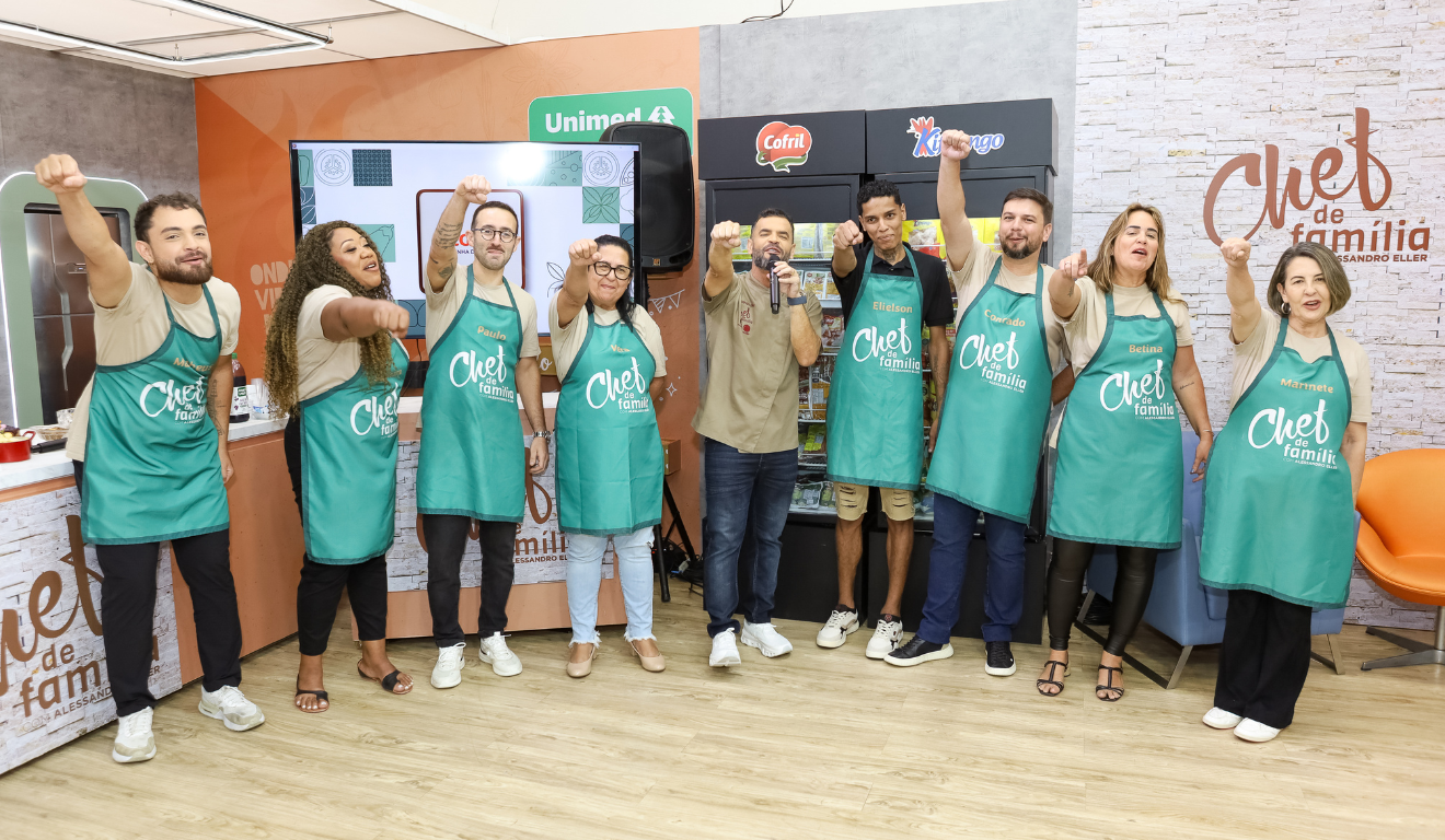 Alessandro Eller e participantes do reality. Foto: TV Vitória