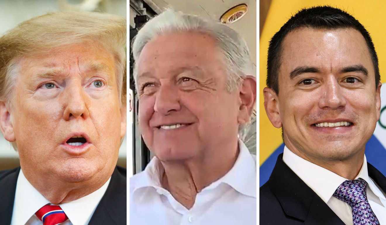 Donald Trump, Lopez Obrador e Daniel Noboa