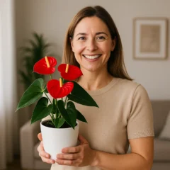 Donas de casa estão usando 5 técnicas fáceis para ter antúrios com flores bem vermelhas para valorizar a decoração de interiores