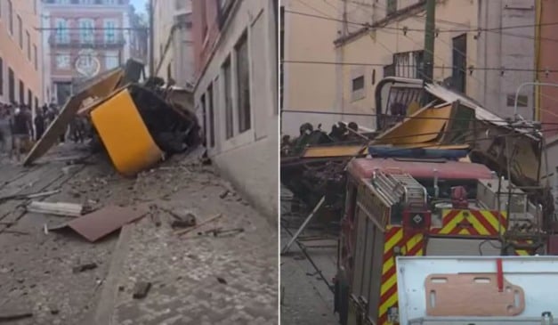 Elevador da Glória descarrila em Lisboa e deixa 3 mortos