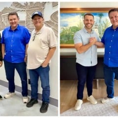 Euclério com Max Filho, Jorge Carreta e Wanderson Bueno (crédito: divulgação)