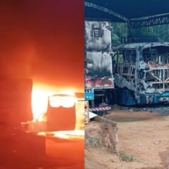 Incêndio Santa Maria de Jetibá (Foto/reprodução: TV Vitória)