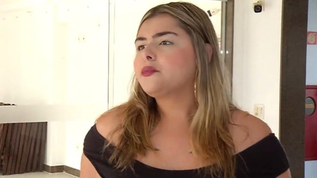 Paula de Souza Paiva, vítima de abuso (Foto/reprodução: TV Vitória)