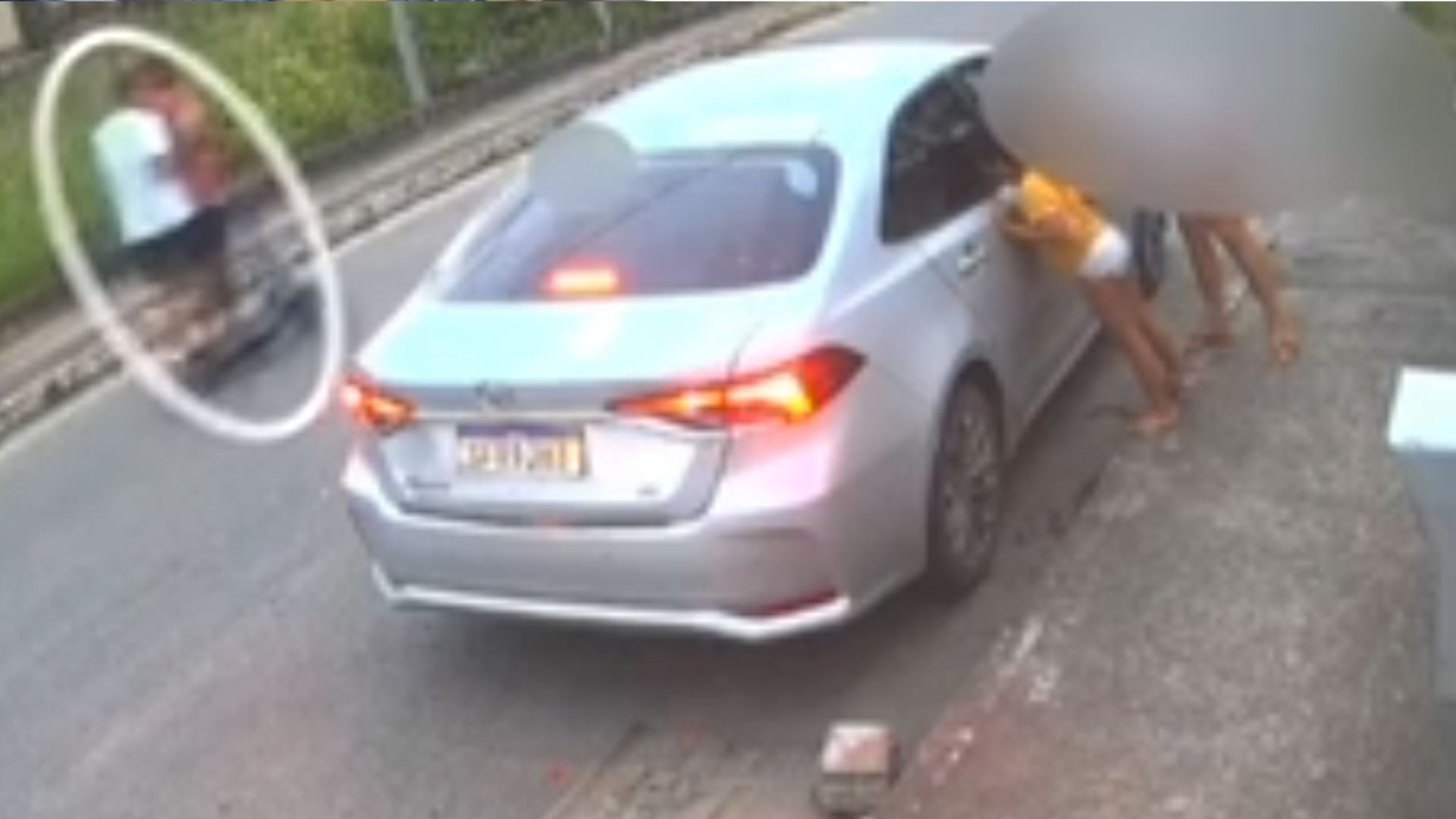 Assalto de carro em Vila Velha (Foto/reprodução: TV Vitória)