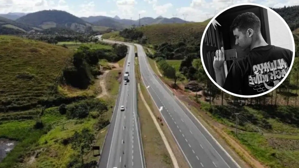 Lucas Pancini Machado morreu atropelado na noite desta terça-feira (Foto/reprodução: TV Vitória)