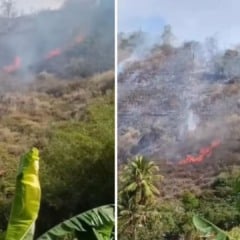 Incêndio em IItaguaçu-ES (Foto/reprodução: Redes Sociais)