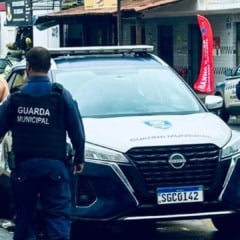 Suspeito de agressão apreendido em Vila Velha (Foto/divulgação: Guarda Municipal)