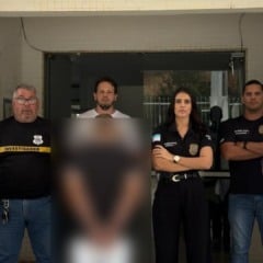 Suspeito de agressão apreendido em Vila Velha (Foto/divulgação: Policia Civi)