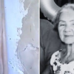 Arma do crime e Fazendeira Vilma Costa Binda (Foto/reprodução: TV Vitória)